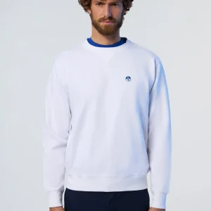 Sweatshirt with logo patch