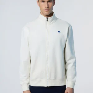 Full-zip sweatshirt with logo