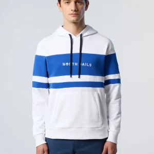 Hoodie with front stripes