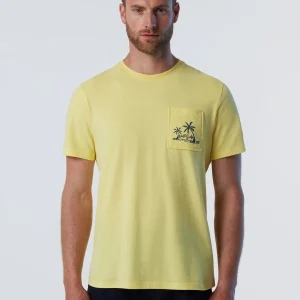 T-shirt with palm tree print