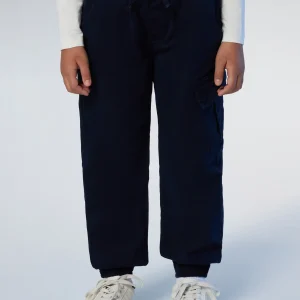 Gabardine cargo pants