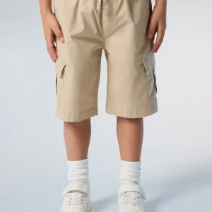 Poplin cargo shorts