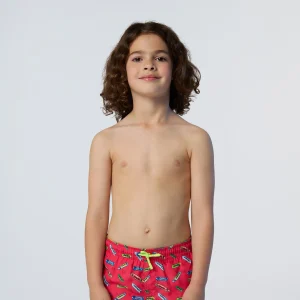 Swim shorts with graphic print