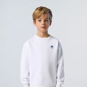 Sweatshirt with logo patch