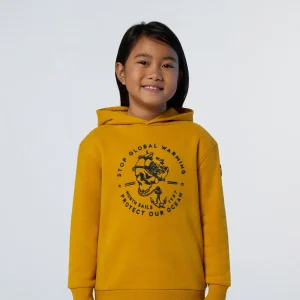 Hoodie with sailing print
