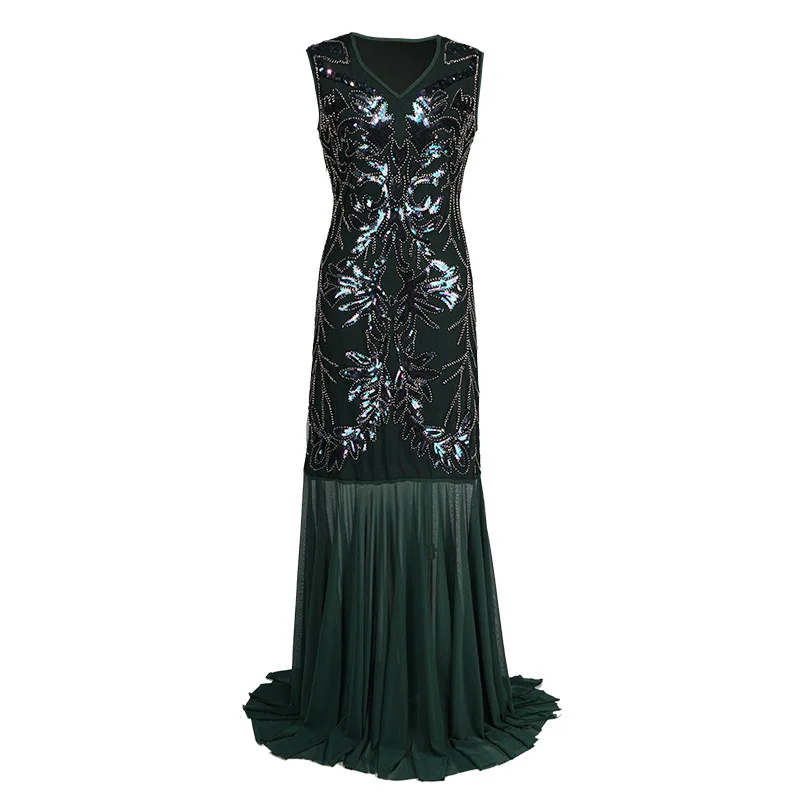 Robe Longue Années 20 à Paillettes – Image 2