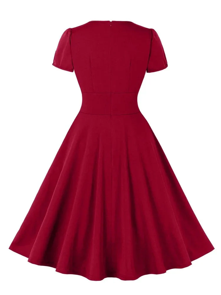Robe Années 30 Décolleté – Image 3