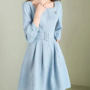 Robe Vintage En Tweed