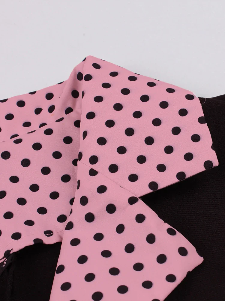 Robe Chemisier à Pois Rockabilly – Image 3