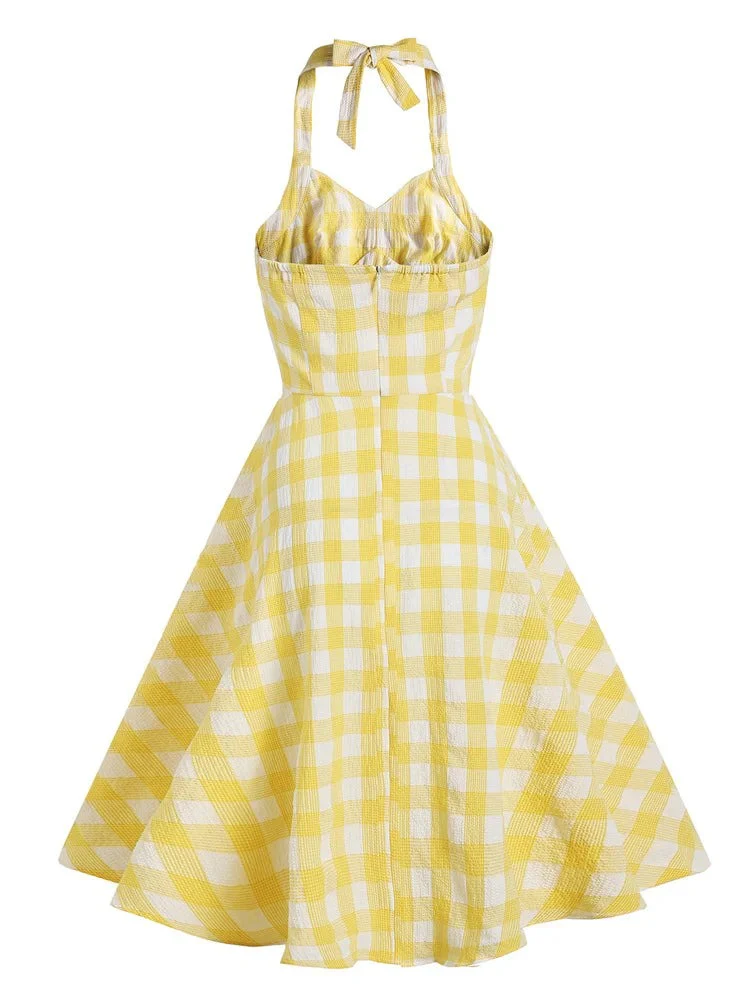 Robe Carreaux Vichy Années 60 – Image 2