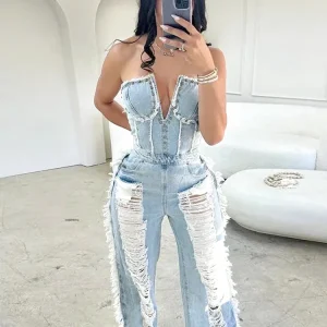 Combinaison Jean Corset