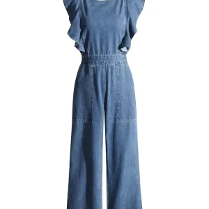 Combinaison Jean Fluide Femme