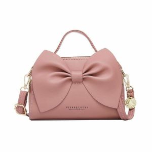 Sac à Main Années 50 Noeud Rose