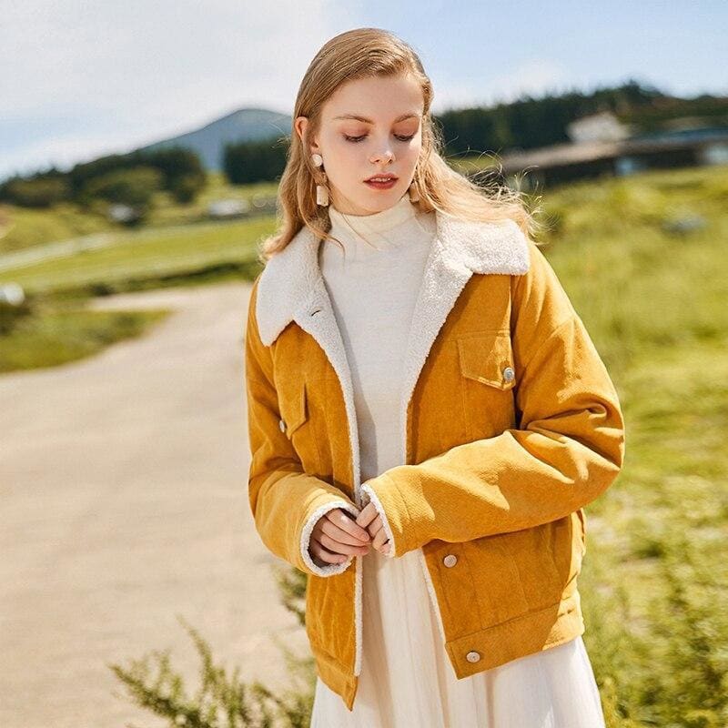 Veste Femme Côtelé Vintage – Image 4